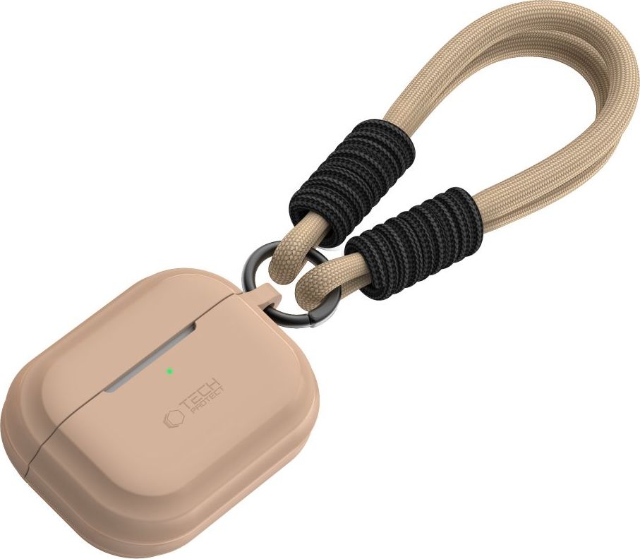 TECH-PROTECT SILICONE ROPE APPLE AIRPODS PRO 1 / 2 CAFFE LATTE