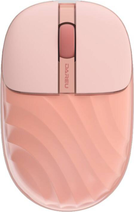 Bezdrátová myš Dareu LM135G růžová