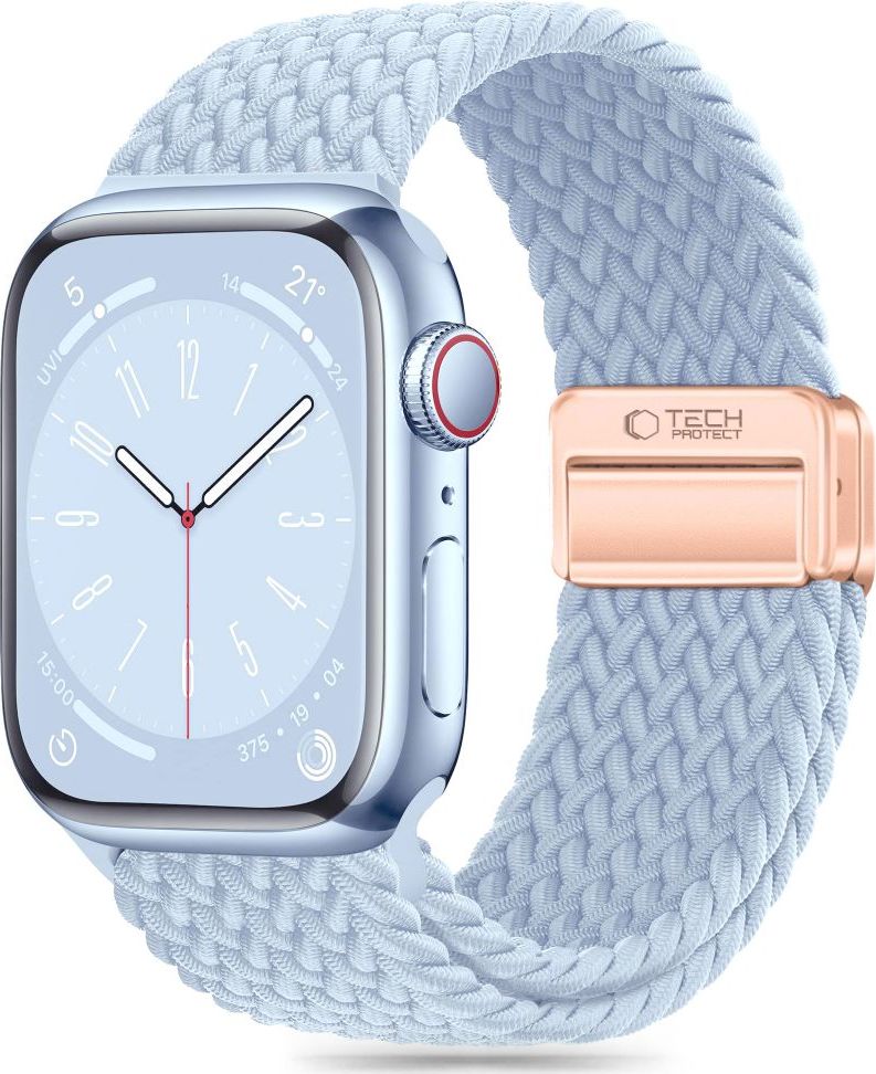 TECH-PROTECT řemínek NYLONMAG APPLE WATCH 4 / 5 / 6 / 7 / 8 / 9 / SE (38 / 40 / 41 MM) BABY BLUE