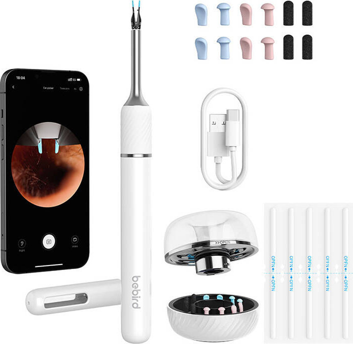 Otoskop na čištění uší Bebird Note 5 Pro (modrá)