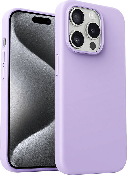 Pouzdro Aukey PC-GJ10D pro iPhone 15 Pro Max (fialové)