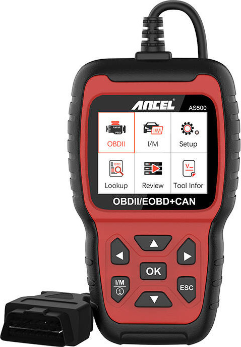 Levně Diagnostický skener OBD2 Ancel AS500/AC105