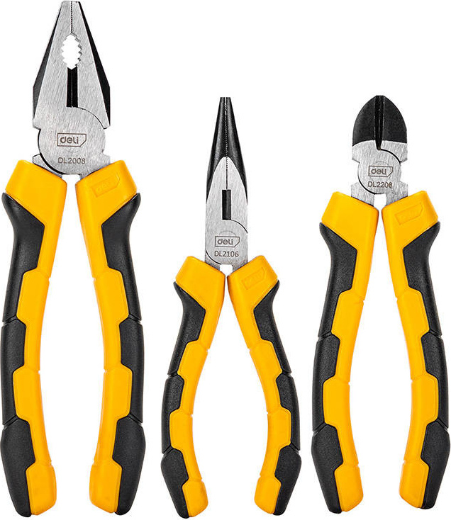 Univerzální sada kleští Deli Tools EDL2008-3, 3 ks