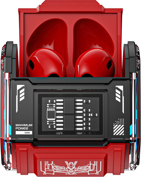 Sluchátka TWS Transformers MG-C03 (červená)