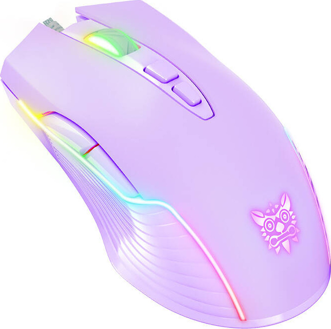 ONIKUMA RGB drátová herní myš CW905 fialová