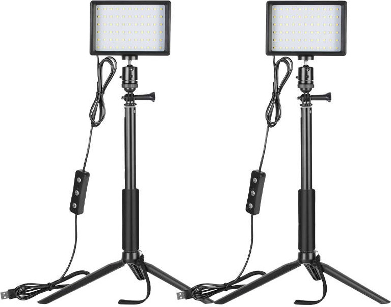 Neewer ZC-10S dvě svítilny LED + filtry + stativy