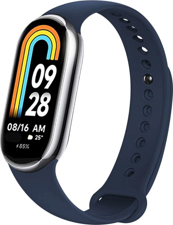 Silikonový řemínek FIXED Silicone Strap pro Xiaomi Smart Band 10/9/8, modrý