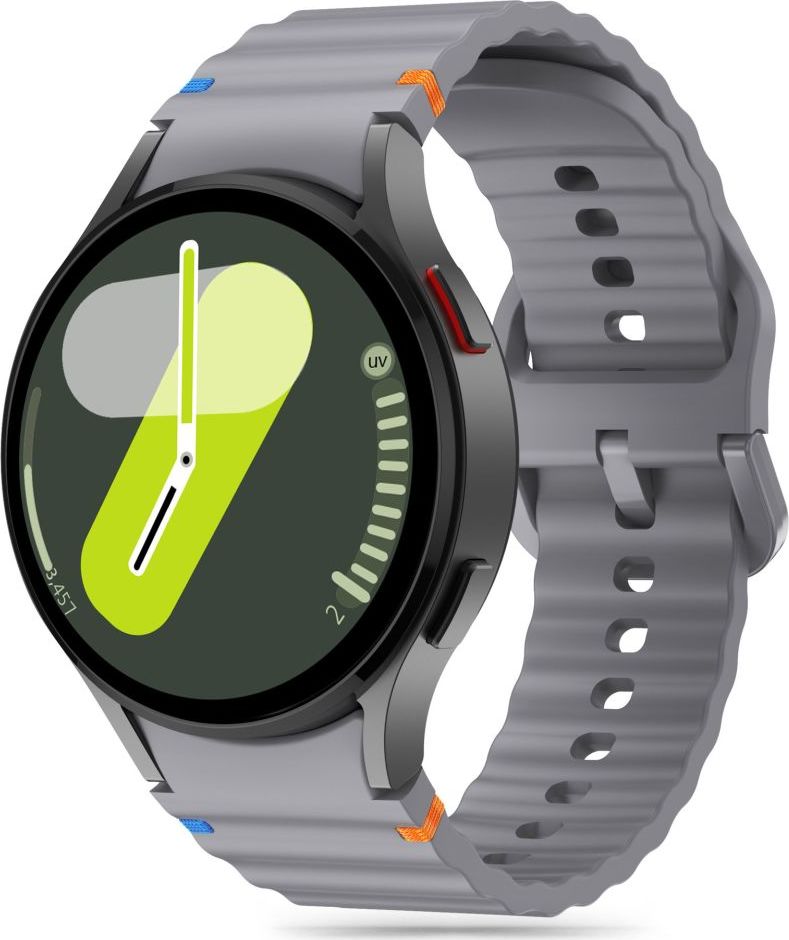 TECH-PROTECT řemínek SILICONE SPORT SAMSUNG GALAXY WATCH 4 / 5 / 5 PRO / 6 / 7 / FE CRAYON GREY