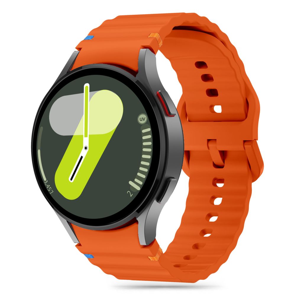 TECH-PROTECT řemínek SILICONE SPORT SAMSUNG GALAXY WATCH 4 / 5 / 5 PRO / 6 / 7 / FE ORANGE
