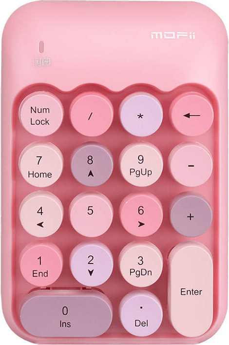 Bezdrátová numerická klávesnice MOFII X910 (růžová)