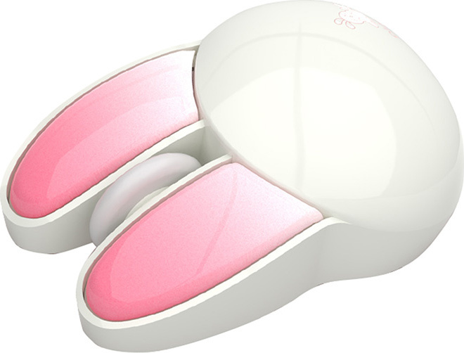 Bezdrátová myš MOFII + Bluetooth Rabbit M6DM (bílo-růžová)