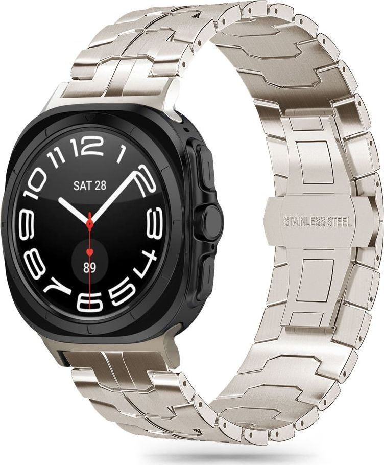 TECH-PROTECT STAINLESS LINE SAMSUNG GALAXY WATCH ULTRA 2024 / 2025 (47 MM) TITANIUM