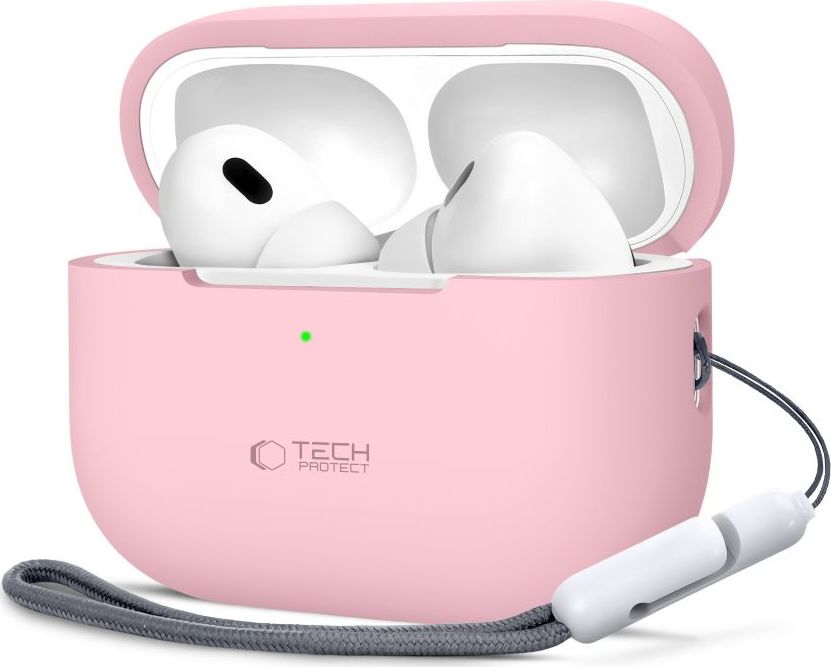 TECH-PROTECT SILICONE APPLE AIRPODS PRO 1 / 2 DUSTY PINK