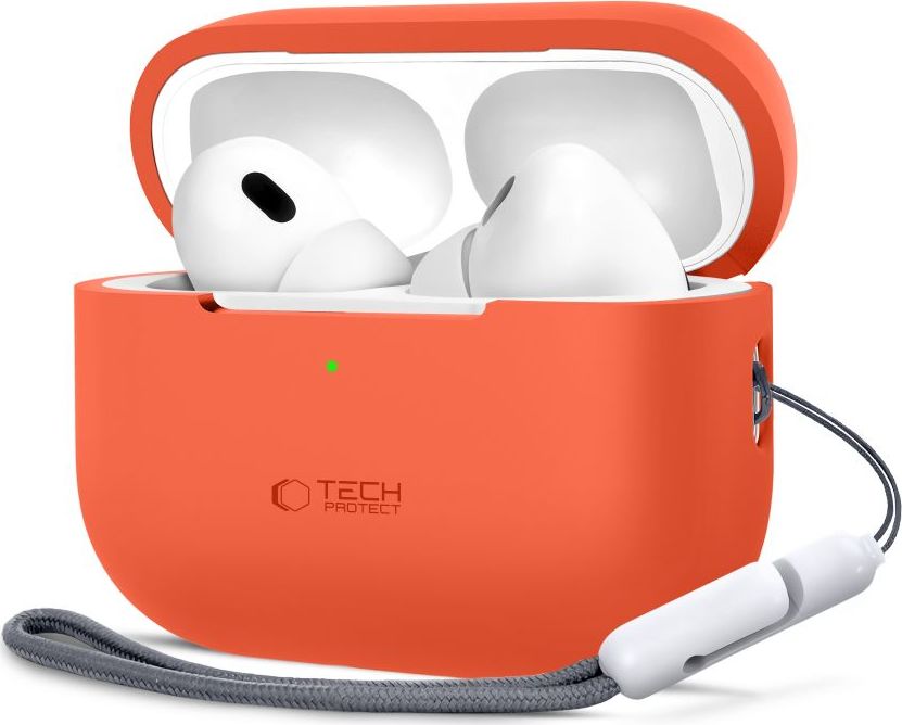 TECH-PROTECT SILICONE APPLE AIRPODS PRO 1 / 2 NEON ORANGE