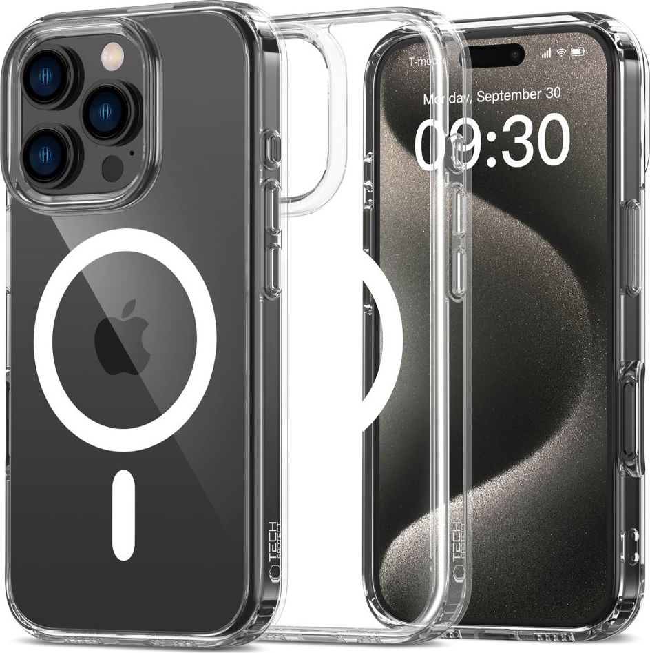 TECH-PROTECT FLEXAIR HYBRID MAGSAFE IPHONE 16 PRO CLEAR