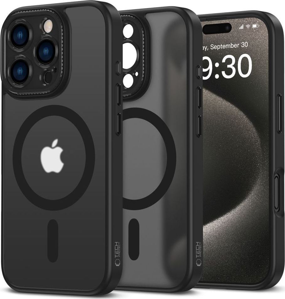 TECH-PROTECT MAGCAM MAGSAFE IPHONE 16 PRO MATTE BLACK