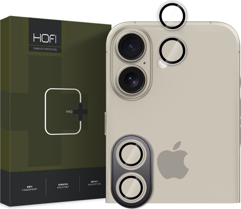 Ochranné sklo čočky objektivu HOFI CAMRING PRO+ IPHONE 16 / 16 PLUS CLEAR