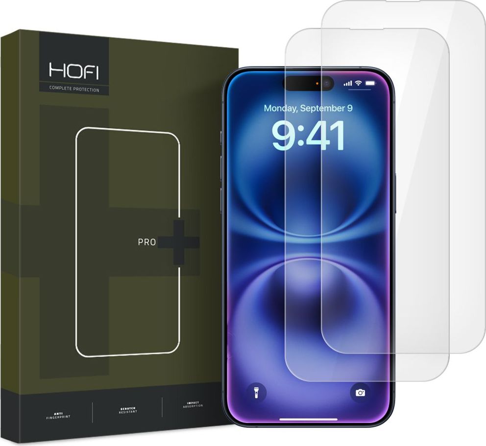 Tvrzené sklo HOFI GLASS PRO+ 2-PACK IPHONE 16 PLUS CLEAR
