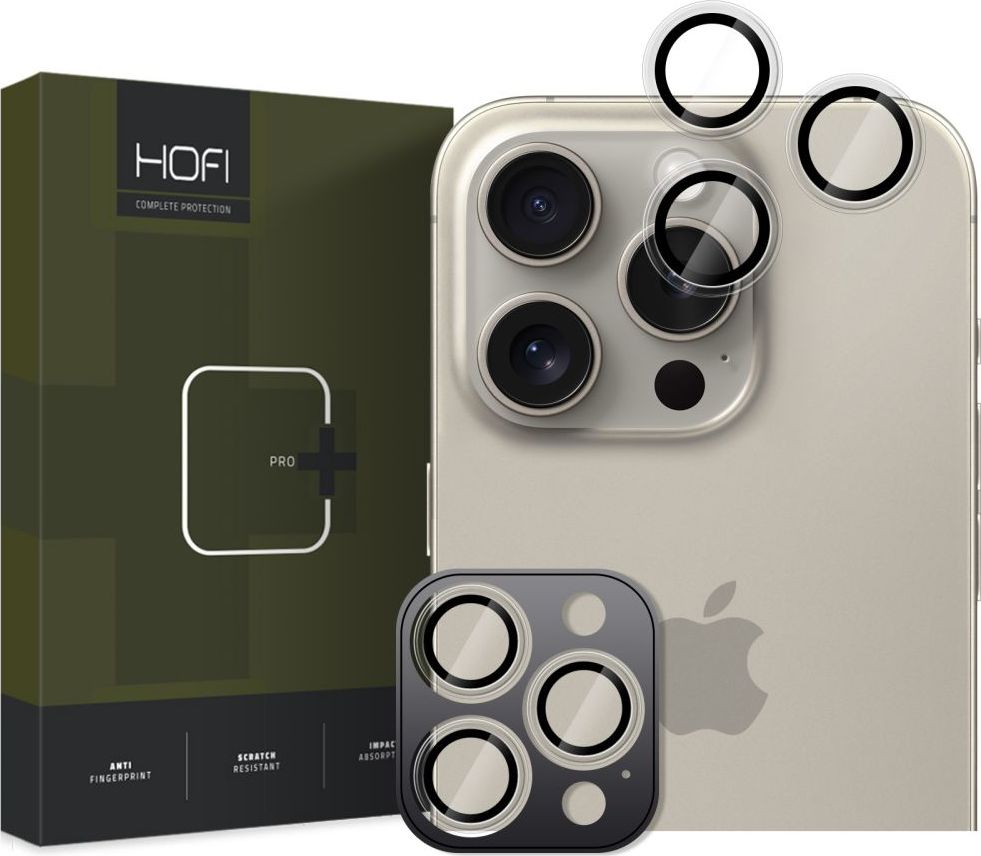 Ochranné sklo čočky objektivu HOFI CAMRING PRO+ IPHONE 16 PRO / 16 PRO MAX CLEAR
