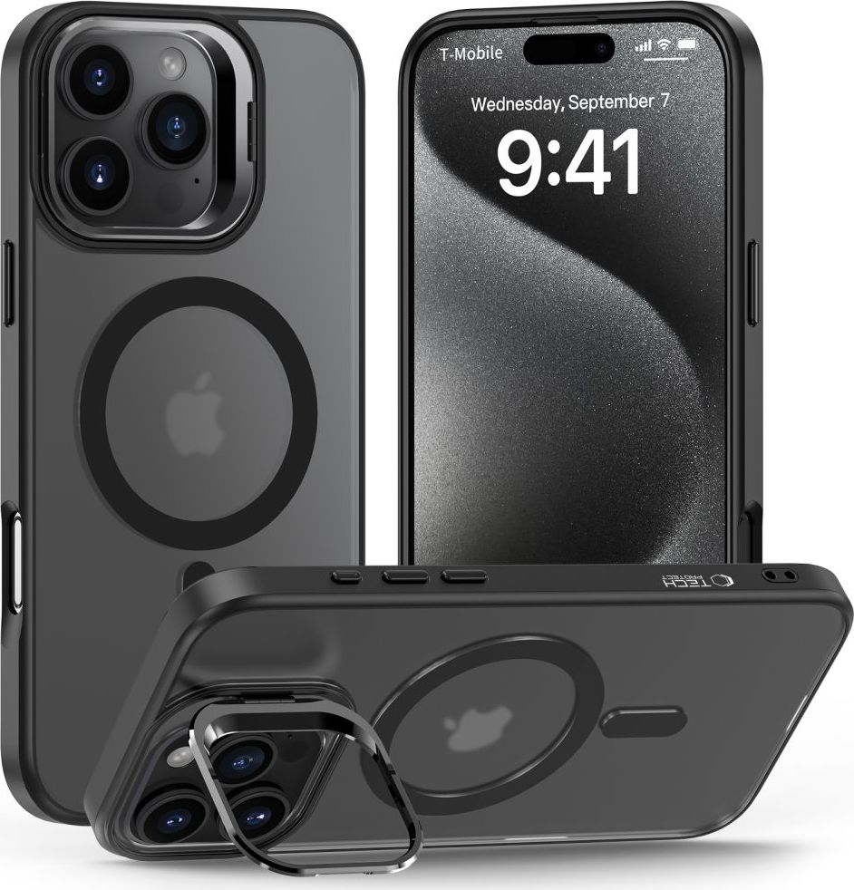 TECH-PROTECT MAGSTAND MAGSAFE IPHONE 16 PRO MATTE BLACK