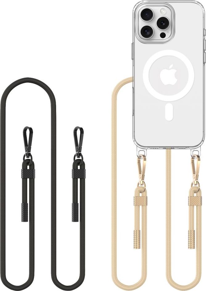 TECH-PROTECT FLEXAIR CHAIN MAGSAFE IPHONE 16 PRO BLACK & TAUPE