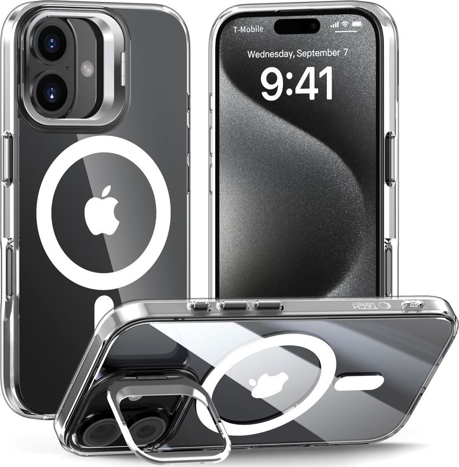 TECH-PROTECT MAGSTAND MAGSAFE IPHONE 16 CLEAR