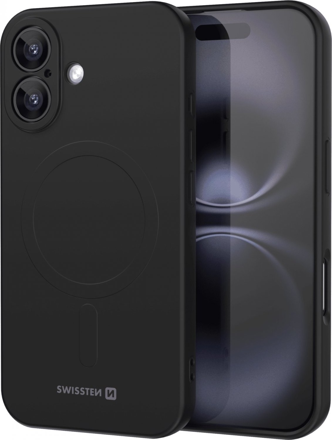 POUZDRO SWISSTEN SOFT JOY MagStick PRO APPLE IPHONE 16 PLUS BLACK