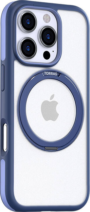 Pouzdro Torras Ostand R Fusion Series pro iPhone 16 Pro (modré)