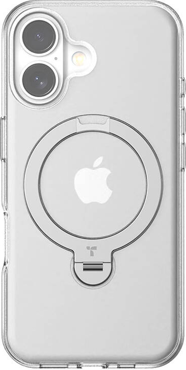 Pouzdro Torras Ostand Spin pro iPhone 16 Plus (průhledné)