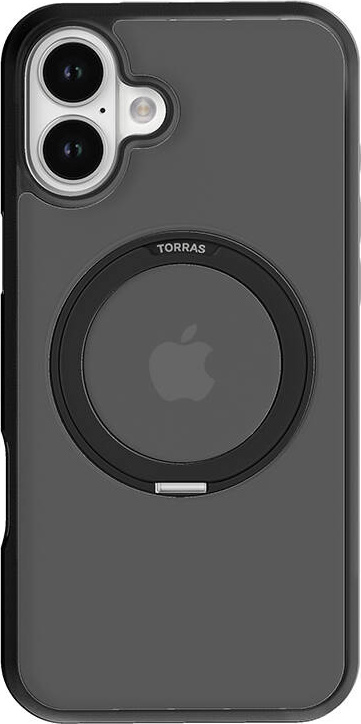 Pouzdro Torras Ostand Pro pro iPhone 16 Plus (černé)