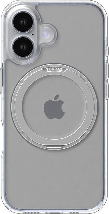Pouzdro Torras Ostand Pro pro iPhone 16 Plus (transparentní)