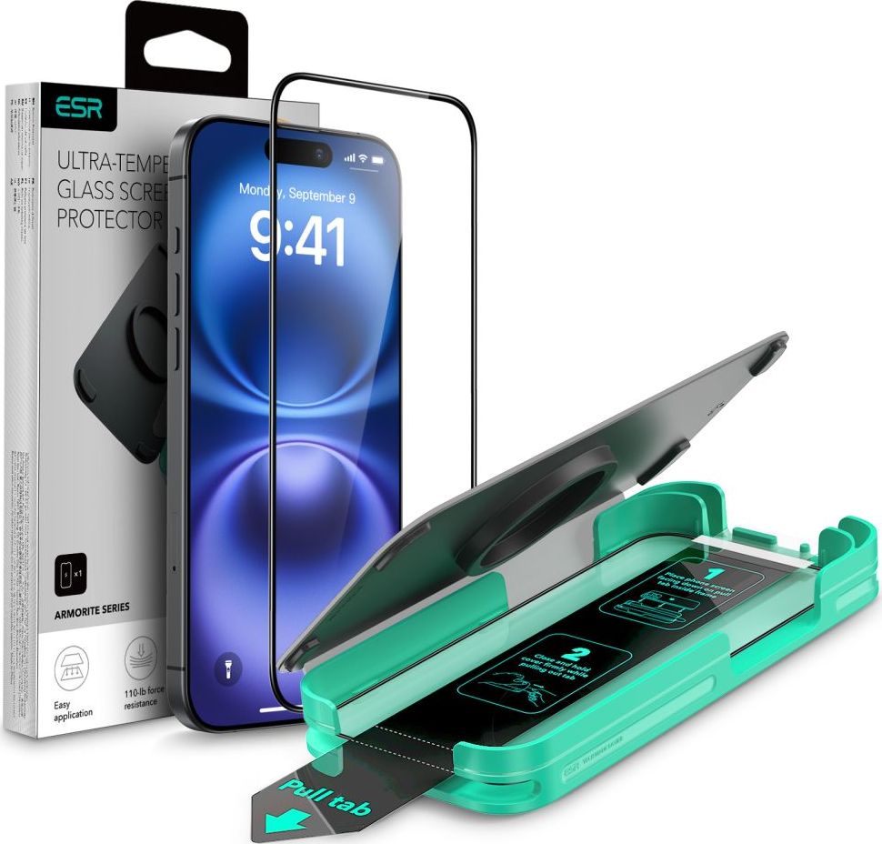 Tvrzené sklo ESR ARMORITE IPHONE 16 BLACK
