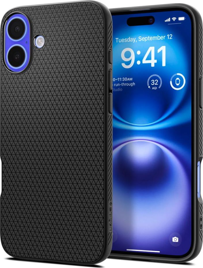 SPIGEN LIQUID AIR IPHONE 16 PLUS MATTE BLACK