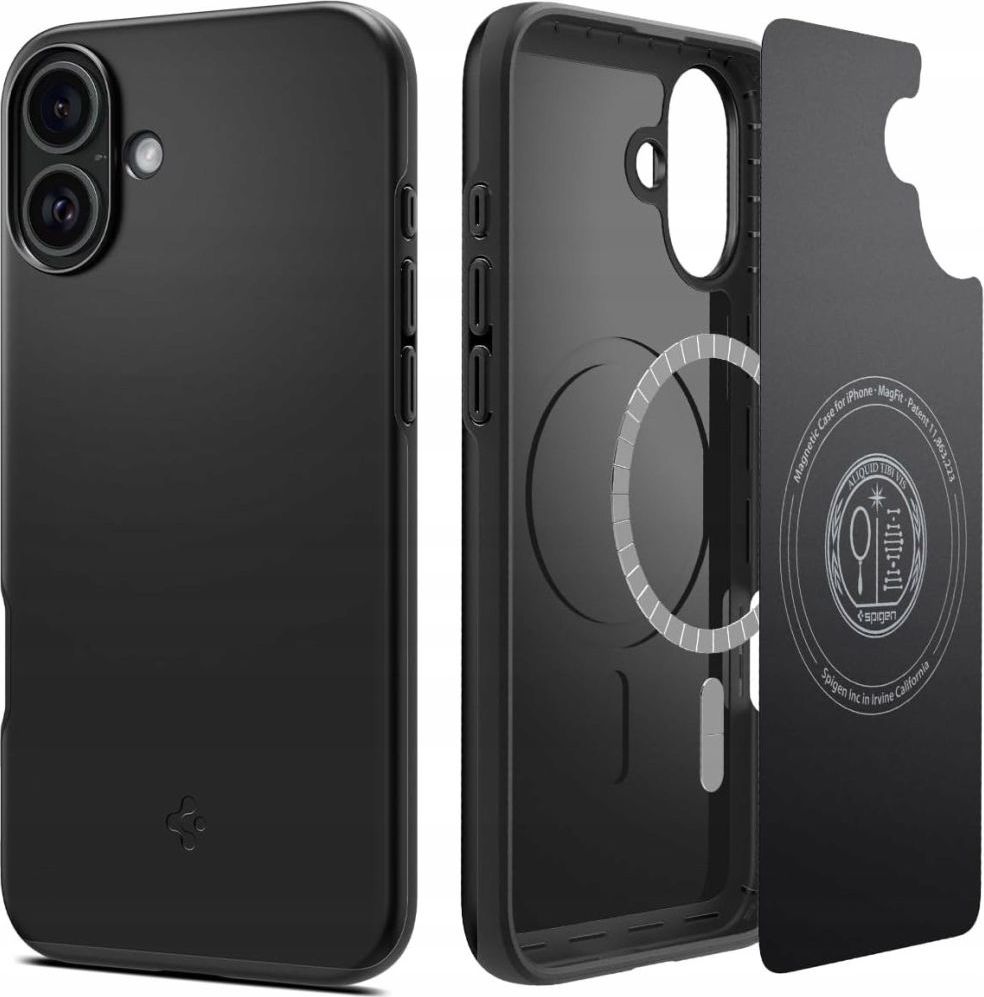 SPIGEN THIN FIT MAG MAGSAFE IPHONE 16 PLUS BLACK