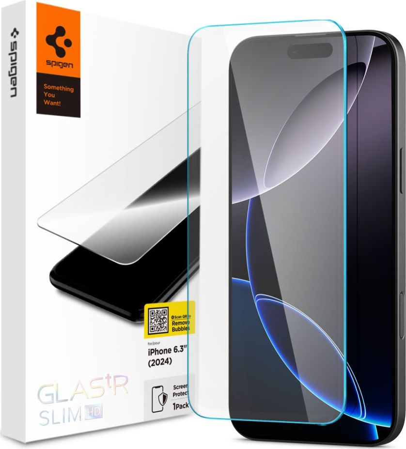 Tvrzené sklo SPIGEN GLAS.TR SLIM IPHONE 16 PRO MAX CLEAR