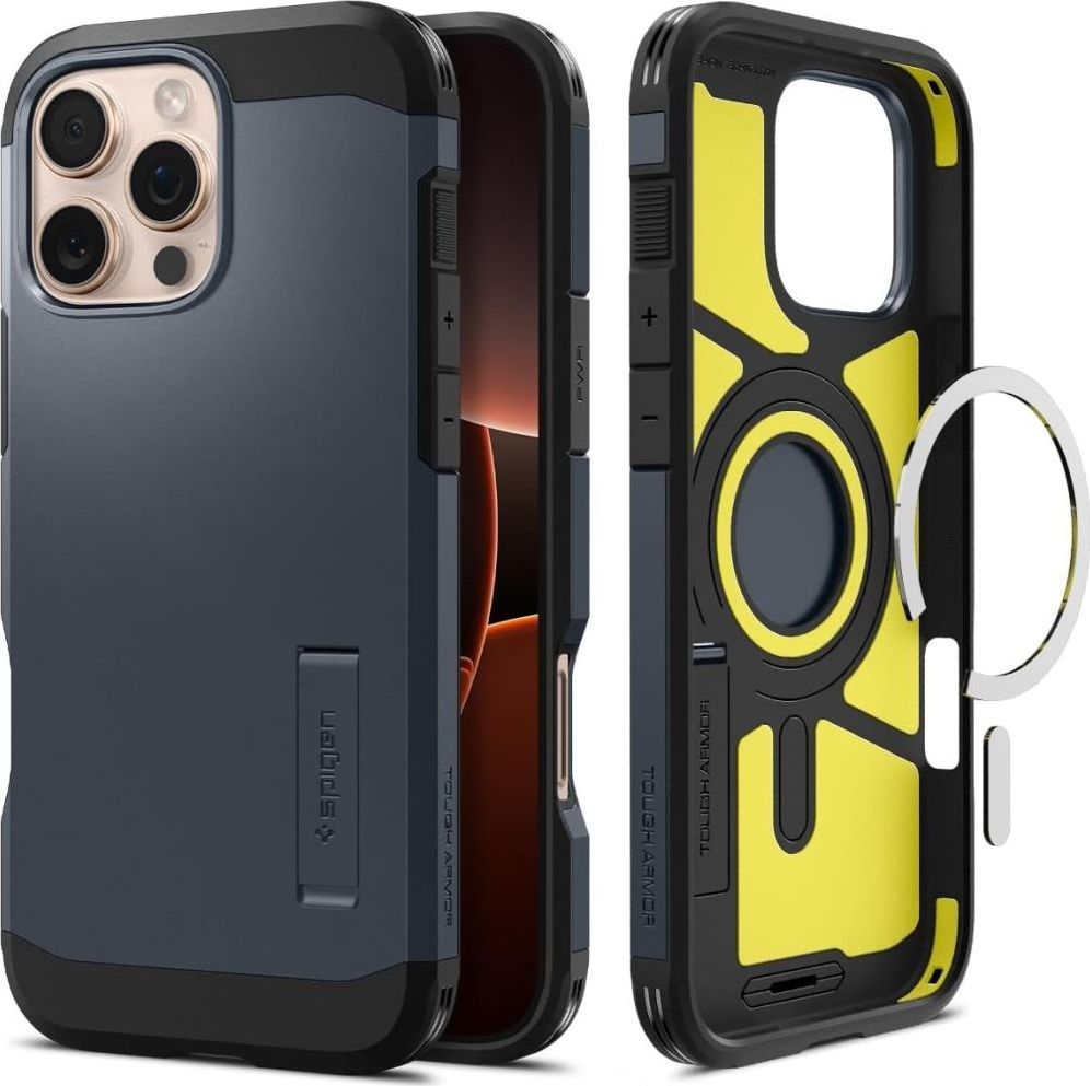 SPIGEN TOUGH ARMOR MAG MAGSAFE IPHONE 16 PRO MAX METAL SLATE