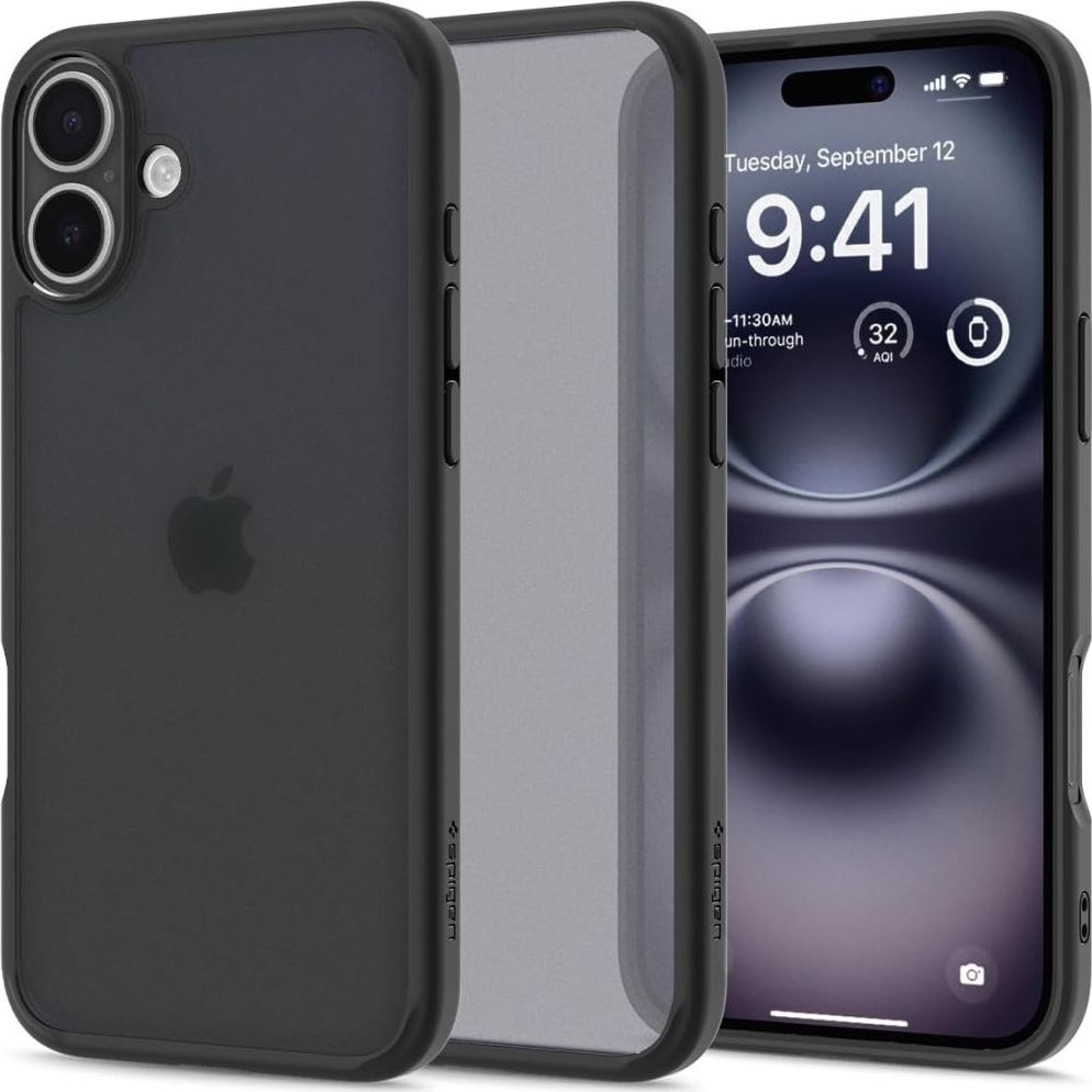 SPIGEN ULTRA HYBRID IPHONE 16 FROST BLACK