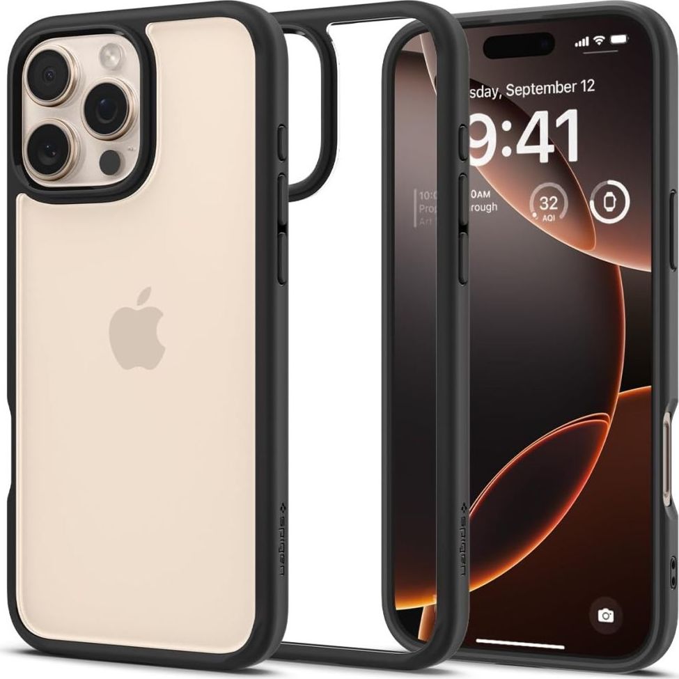 SPIGEN ULTRA HYBRID IPHONE 16 PRO MATTE BLACK