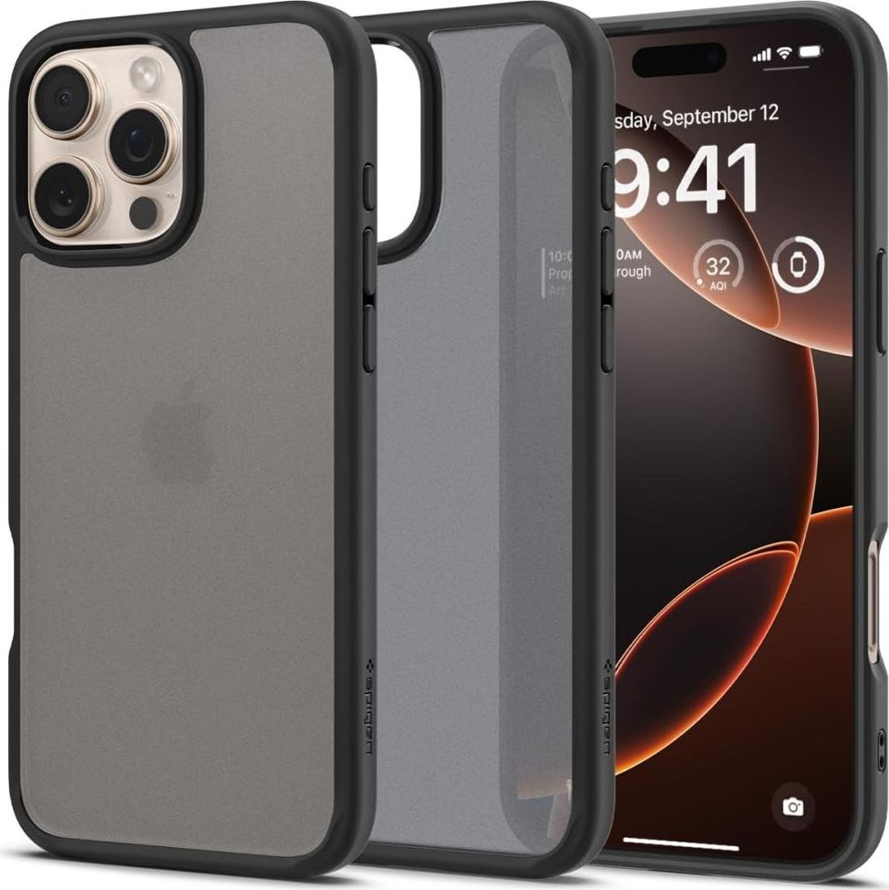 SPIGEN ULTRA HYBRID IPHONE 16 PRO FROST BLACK