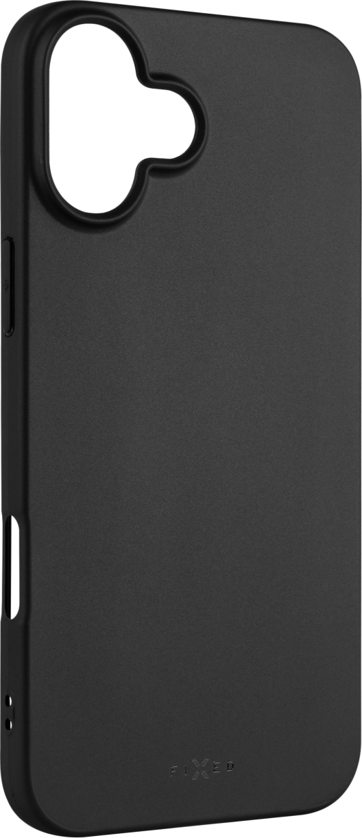 Zadní pogumovaný kryt FIXED Story pro Apple iPhone 16 Plus, černý