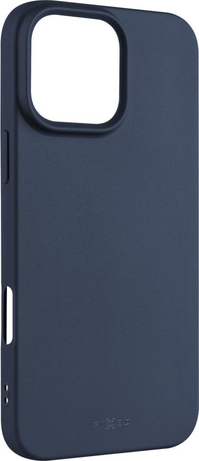 Zadní pogumovaný kryt FIXED Story pro Apple iPhone 16 Pro Max, modrý