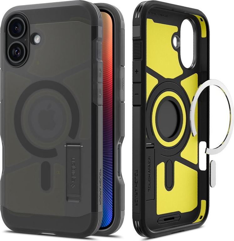 Spigen Tough Armor MagSafe, frost black - iPhone 16