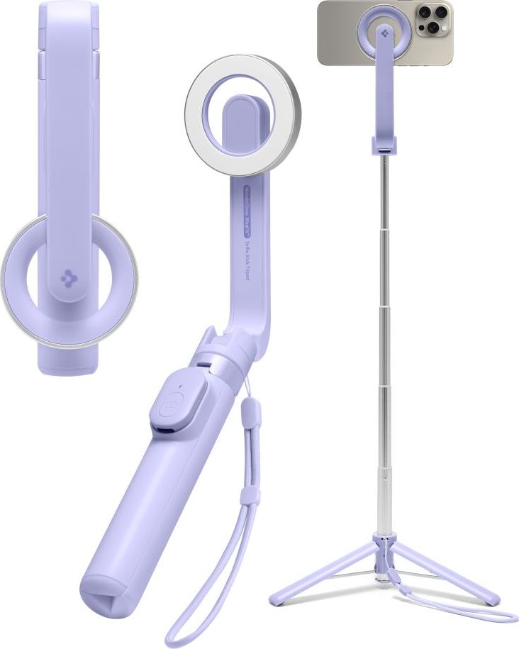 SPIGEN S571W MAGSAFE BLUETOOTH SELFIE STICK TRIPOD LAVENDER