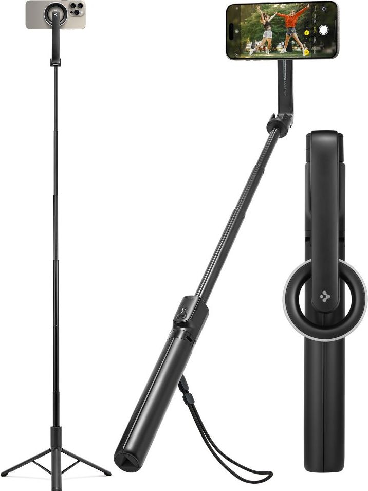 SPIGEN S580W MAGSAFE BLUETOOTH SELFIE STICK LONG TRIPOD BLACK