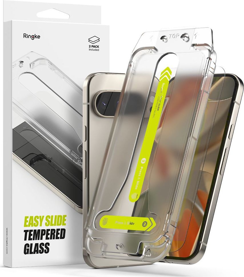 Tvrzené sklo RINGKE EASY SLIDE 2-PACK GOOGLE PIXEL 9 / 9 PRO CLEAR