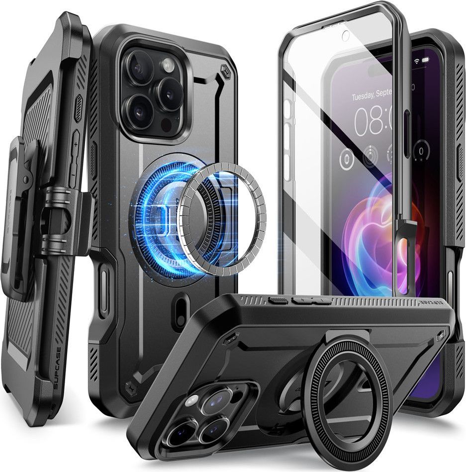 SUPCASE UB PRO MAG MAGSAFE IPHONE 16 PRO MAX BLACK