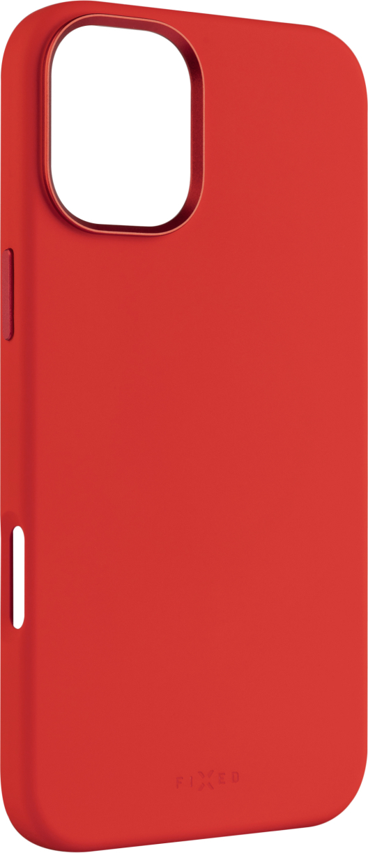 Zadní kryt FIXED MagFlow s podporou MagSafe pro Apple iPhone 16 Plus, červený