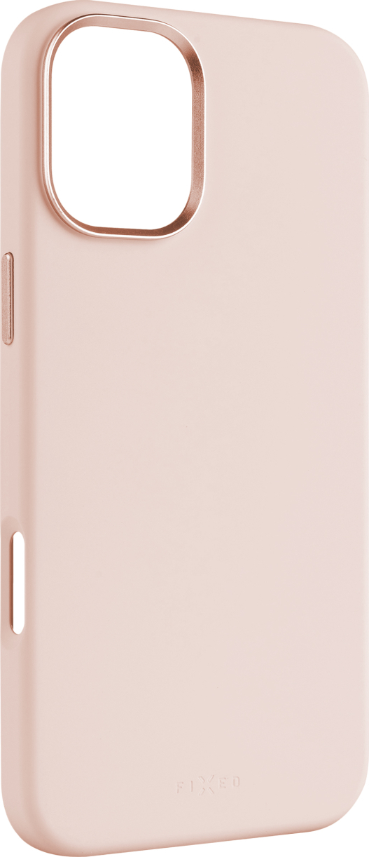 Levně Zadní kryt FIXED MagFlow s podporou MagSafe pro Apple iPhone 16 Plus, růžový