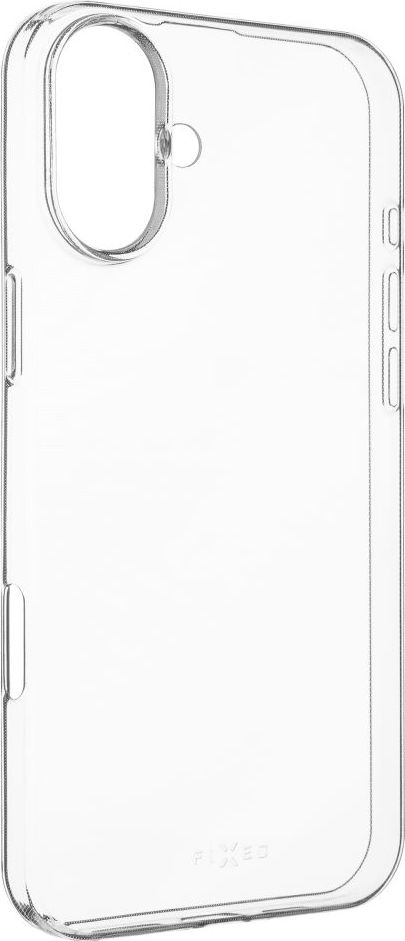 Ultratenký TPU gelový kryt FIXED Story Slim pro Apple iPhone 16 Plus, 0,6 mm, čirý