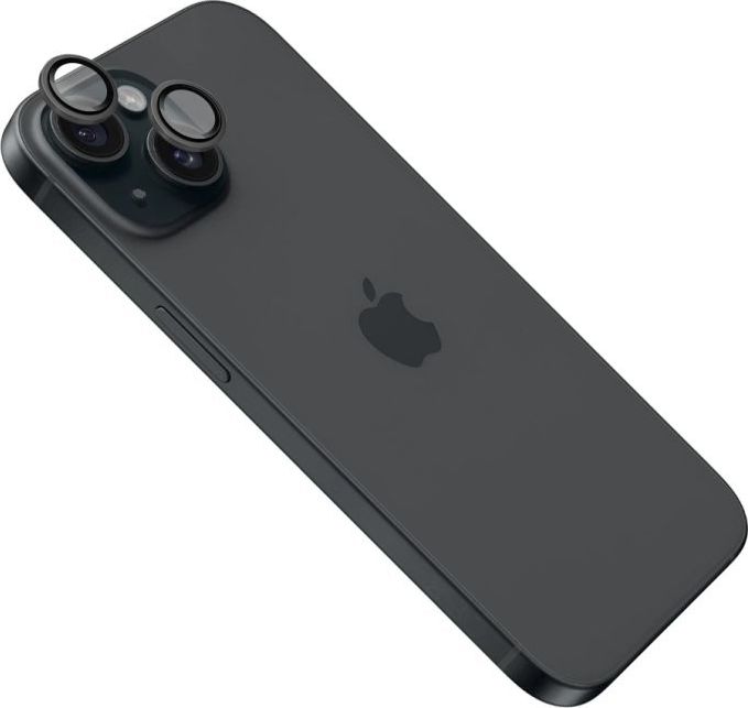 Ochranná skla čoček fotoaparátů FIXED Camera Glass pro Apple iPhone 16/16 Plus, space gray